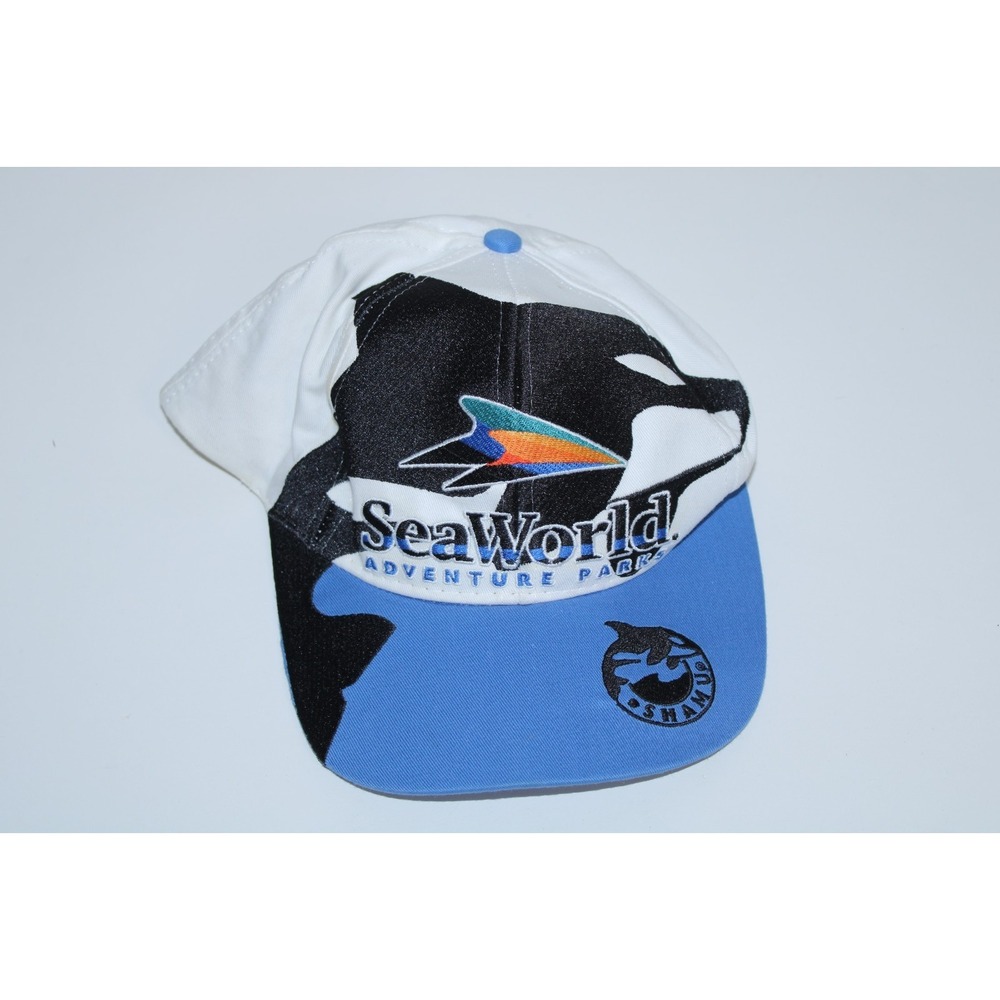 SeaWorld Adventure Parks Youth Size Multicolor Embroidered Shamu Whale Hat